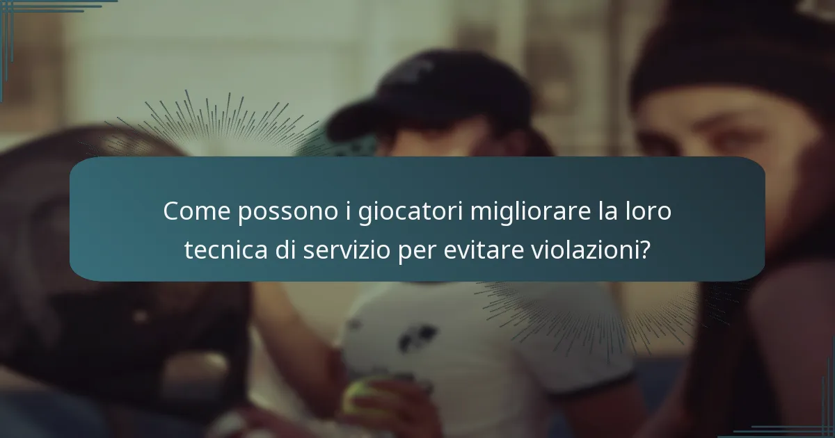 Quali sono gli errori di targeting comuni nel servizio di tennis?