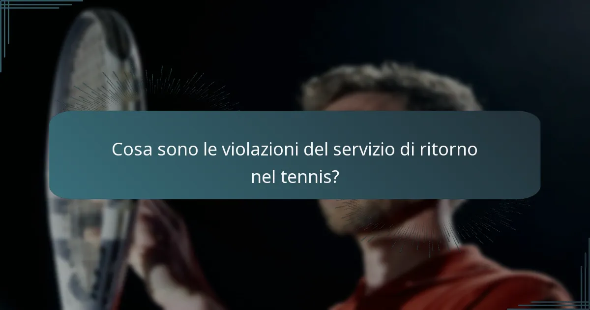 Come differiscono le violazioni del servizio di ritorno tra i vari livelli di gioco?