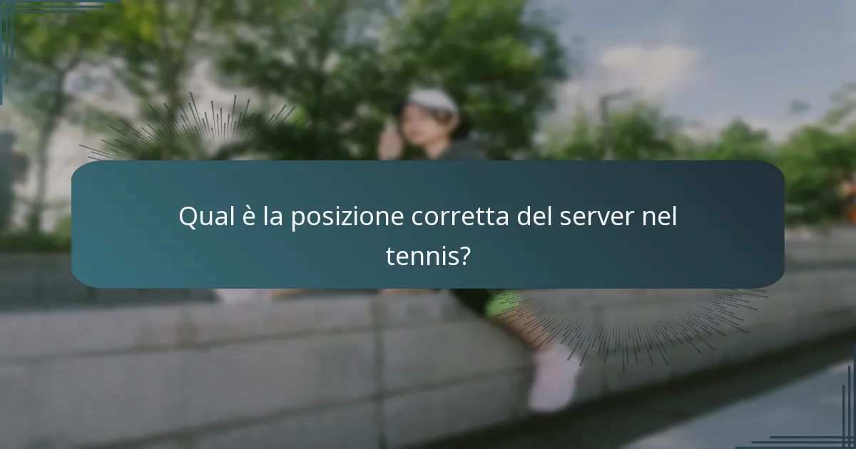 Quali sono le regole ufficiali del gioco per il servizio nel tennis?