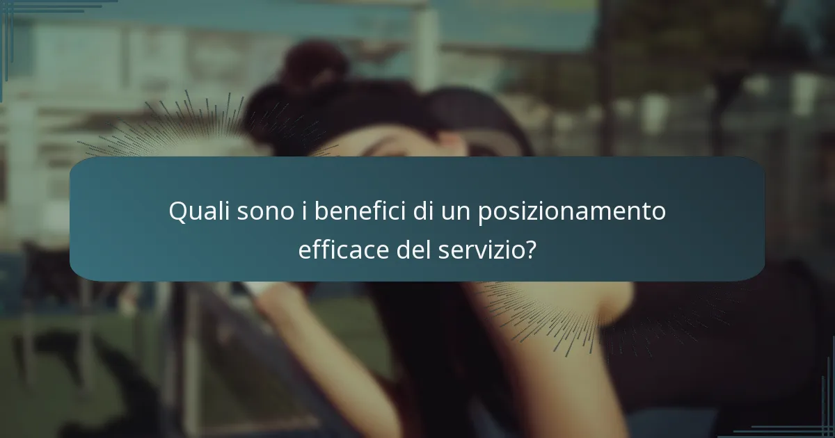 Quali sono le zone di targeting strategico per i servizi?