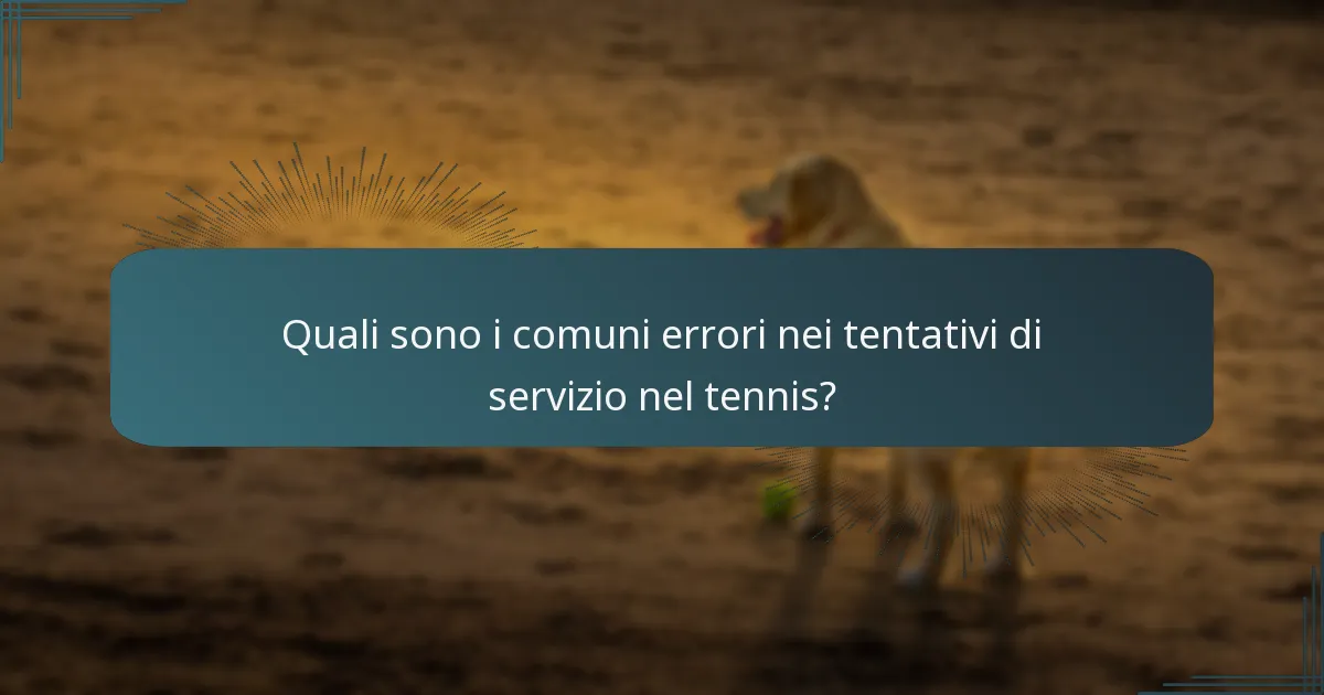 Quali sono i problemi con il cronometro di servizio nel tennis?