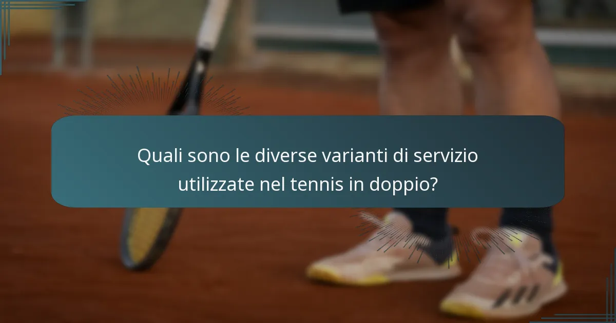 Come migliora il lavoro di squadra le prestazioni del servizio nel doppio?
