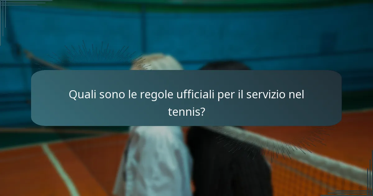 Come può essere applicata la rotazione a un servizio di tennis?